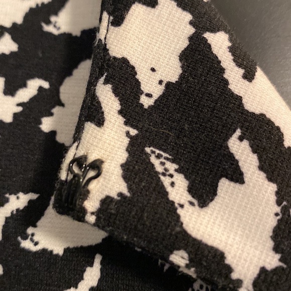 Cato Large Houndstooth Black/White Crop Jacket - Picture 2 of 8